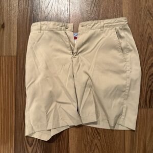 Tommy Hilfiger Tan Flat Front Shorts